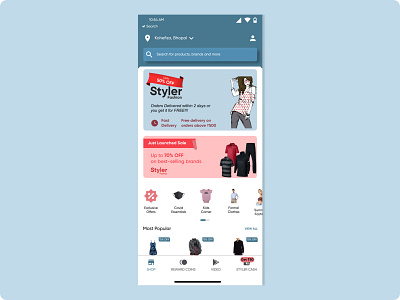 Styler Fashion (UI design)