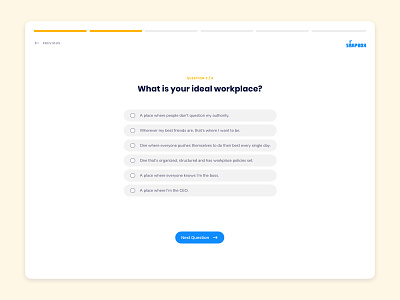Soapbox Questionnaire canada demelo questionnaire quiz soapbox survey toronto user experience user inteface web design