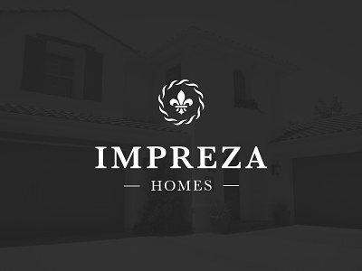 Impreza Homes branding builder canada design homes house identity logo mark modern toronto typography