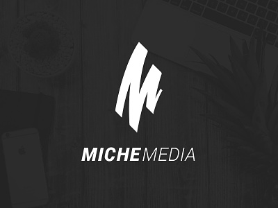 Miche Media branding canada design homes house identity logo mark media modern toronto typography