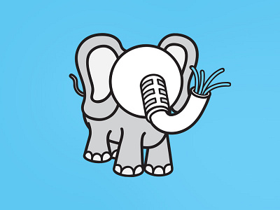 Elephant animals illustration