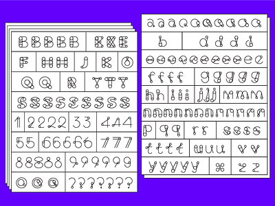 New Fonts process display fonts for good process typeface yoyo