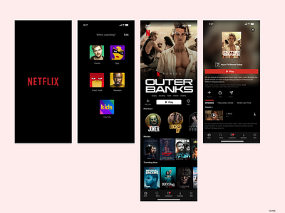 Netflix Interface Design