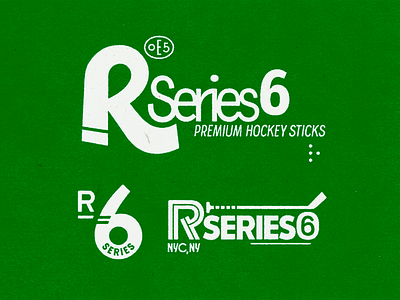 R Series 6 branding design graphic lettering logo texture typography vector