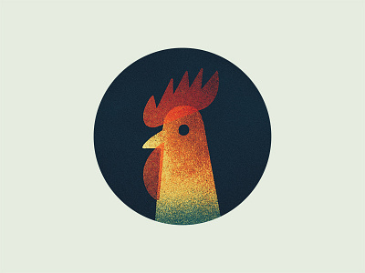 Rooster Profile art design illustration rooster