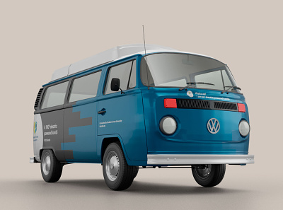 The Southern Cross Electric Kombi Project branding concept design vehicle skin