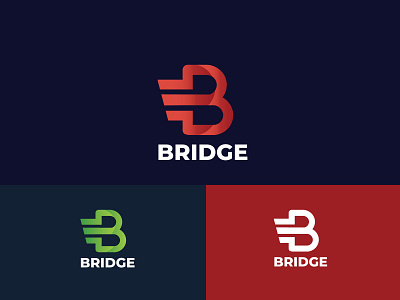 Bridge B Letter Logo Design