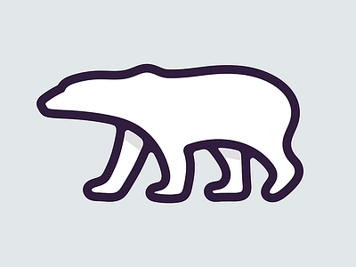 Polar Bear animal ari bear logo mark nazem polar