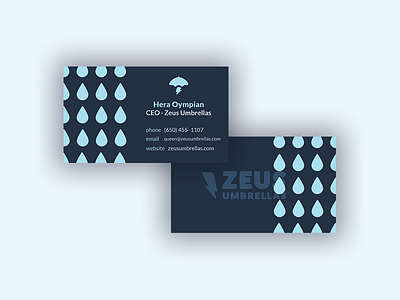 Zeus Umbrellas Business Card I