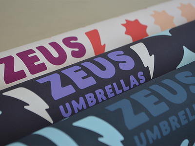 Zeus Umbrellas Packaging Designs