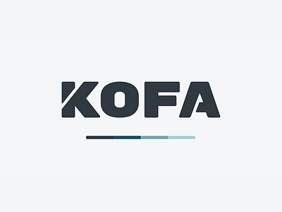 Kofa Branding Light branding color bar graphic design kofa light theme logotype start up