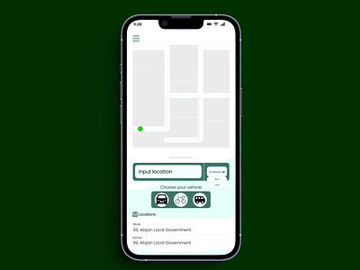 Ride hailing app