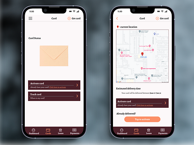 Map Tracker app design ui ux webdesign