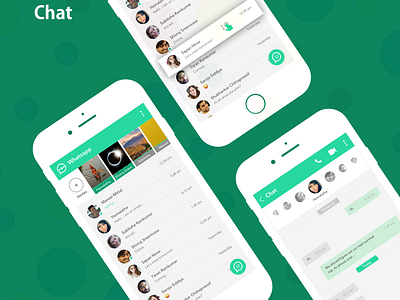 WhatsApp Redesign Concept 2