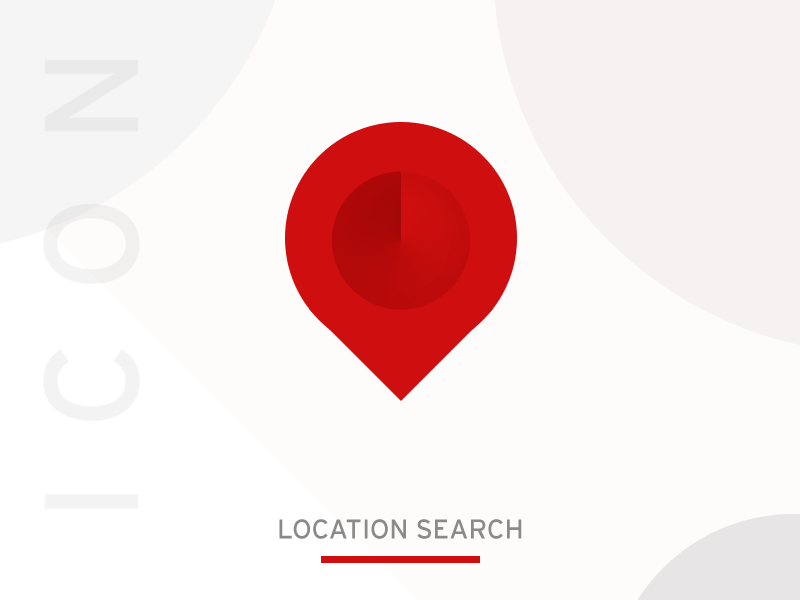 Icon - Location Search design google google maps icon icon design locations photoshop pin pointer search