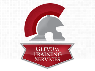 Glevum Training And Safety Services helmet logo roman