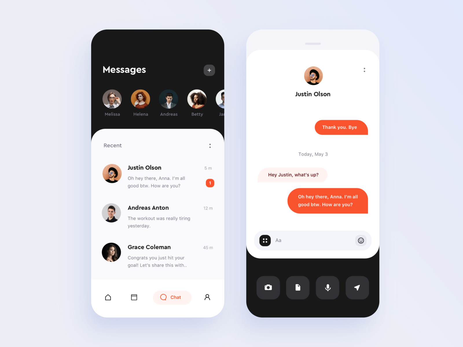 messages by BN Digital on Dribbble