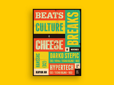Beats, breaks, culture & cheese