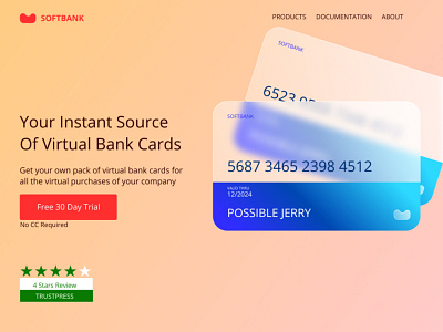 Softbank bank designs design glassmorphism illustration landing page ui ux ux design web designs