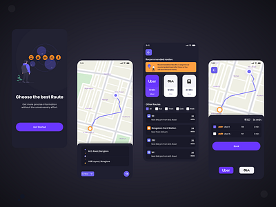 Transport App adobe android app behance design ios mobile app transport typography ui ux uxdesign