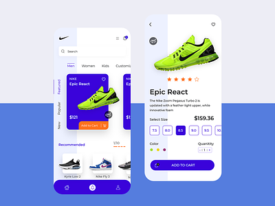 Nike App adobe app behance creatives design ios iosapp mobileappdesign photoshop ui ux uxdesign