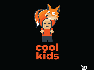 Cool Kids Folio branding illustration logo logodesign mascot character mascot design mascot logo mascotlogo