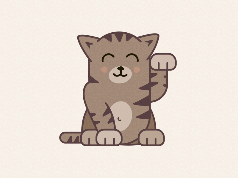Fixel Cat cat fixel happy illistration macpaw sticker