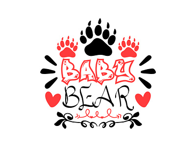 Baby Bear svg branding custom customdesign illustration logo newdesign simple design svg svg animation svg icons t shirt art t shirt design t shirt mockup t shitrs vector vector art vector illustration vectors