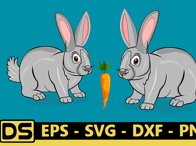 Bunny Vector 3d animation branding fluffy graphic design logo motion graphics