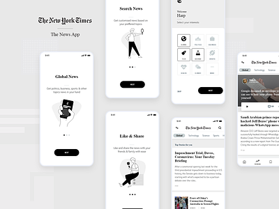 The New York Times App Redesign mobile app news