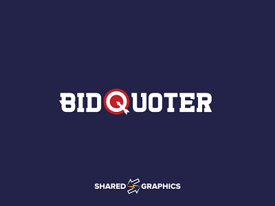 Logo Design for BidQuoter.com brand branding design graphic design logo logo design logomark vector