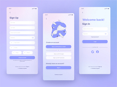 Daily UI - Day 001: Sign Up app dailyui design ui ux