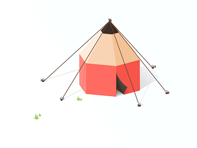 Tent pencil tent