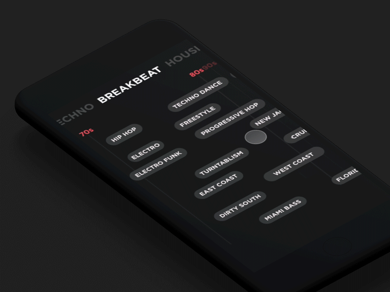 Music app concept