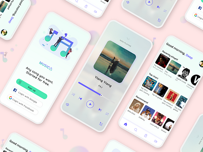 Music App Concept ui