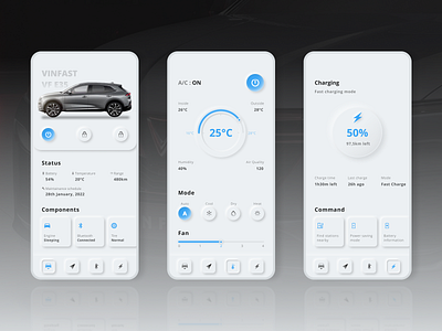 Vinfast EV Mobile App Concept