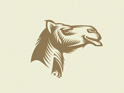 Camel animal camel illustration logo mascot vector