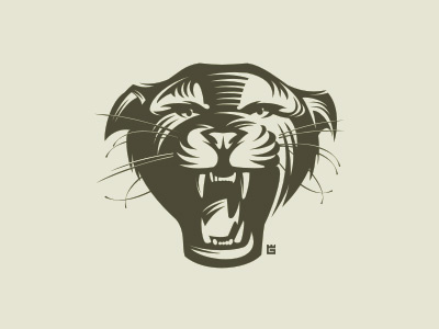 Puma animal cat coat of arms emblem heraldry illustration logo mascot puma t shirt tattoo vector woodcut