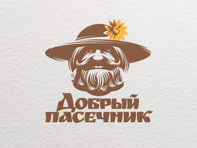 Logo Shop Honey face honey illustration logo vector