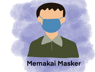 Using Mask for Prevent COVID-19 illustration