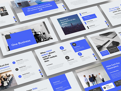 One Business PowerPoint Template