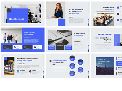 One Business PowerPoint Template by graphix_shiv on Dribbble