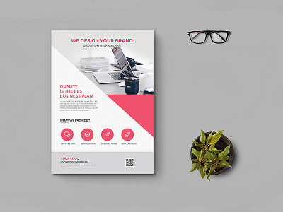 Business Flyer a4 advertisement agency business corporate creative flyer marketing modern print promotion template
