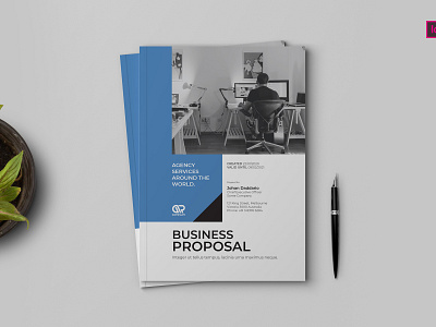 Proposal Template a4 annual brochure business business proposal company corporate creative design proposal guidelines infographic minimal multipurpose profile project proposal proposal proposal template proposal word report template