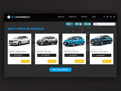 Car Sale || Car Selection Menu Page