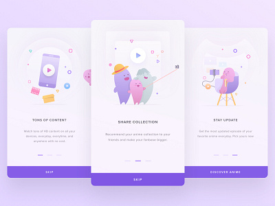Onboarding For Anime Streaming App