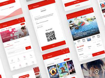 eVoucher - More Screen android app coupon mobile movie payment ticket ui ux voucher