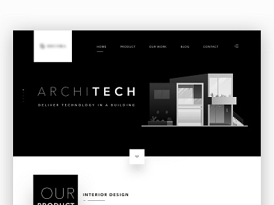 WIP - Architecture Web architecture building house illustration landing modern page technology ui ux web