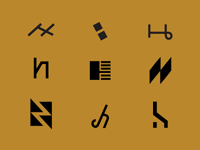 H branding h letterform letters logo minimal typography