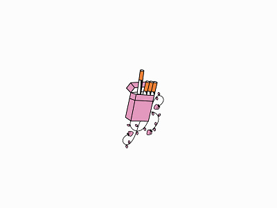 Strawberries & Cigarettes cigarettes iconography illustration love simon strawberries